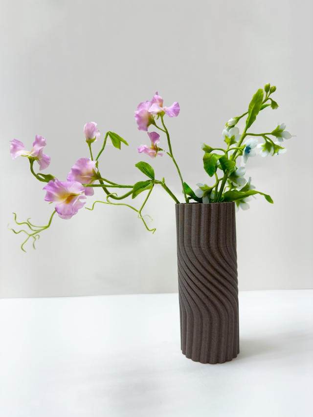桌上型筆筒 、花瓶設計+＃PLA植纖線材-pancolour 3D列印植纖線材作品人氣票選