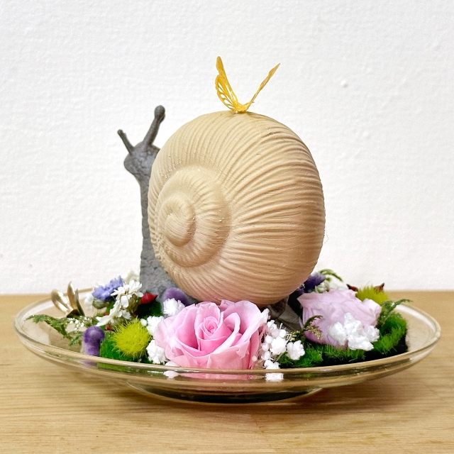 茶園小蝸牛，漫遊花草世界-pancolour 3D列印植纖線材作品人氣票選