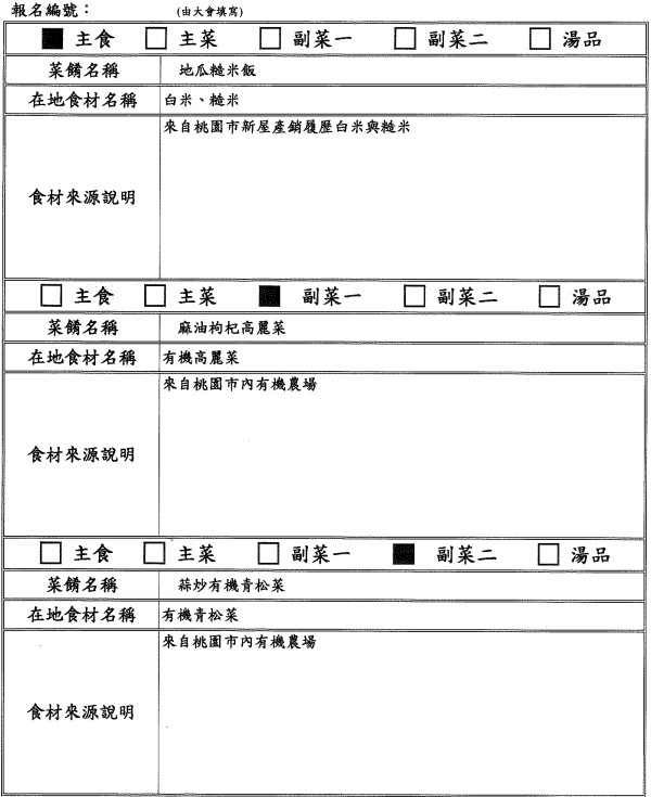 【決選序號 05】-113學年度桃園市廚神爭霸票選活動