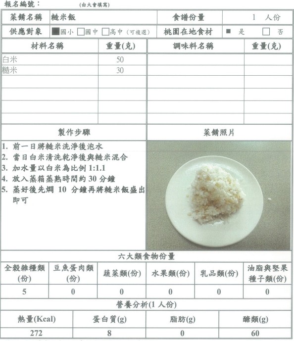 【決選序號 12】-113學年度桃園市廚神爭霸票選活動