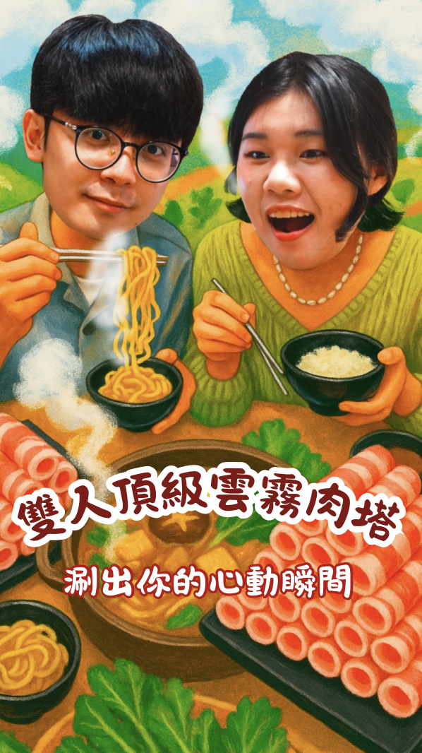 雙人頂級雲霧肉塔 涮出你的心動瞬間-肉老大X美國肉類協會【金肉獎】短影音徵選競賽