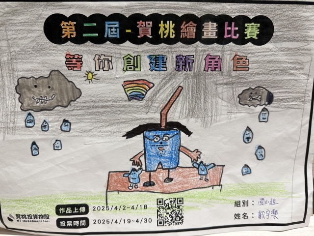 賀杯杯愛喝水-【賀桃投資控股】繪畫比賽-等你創建新角色!