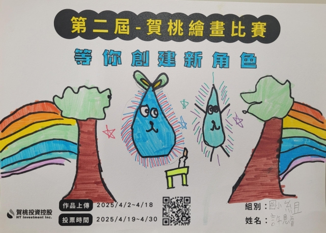 水滴的生日派對-【賀桃投資控股】繪畫比賽-等你創建新角色!
