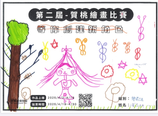 蜜桃甜心-【賀桃投資控股】繪畫比賽-等你創建新角色!