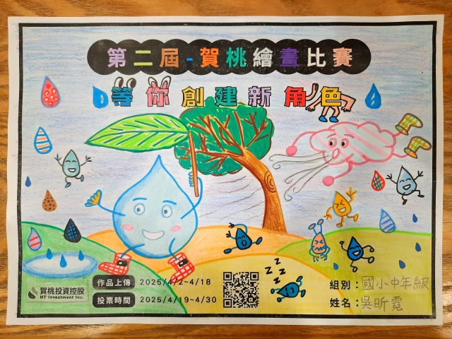 賀桃玩水趣-【賀桃投資控股】繪畫比賽-等你創建新角色!