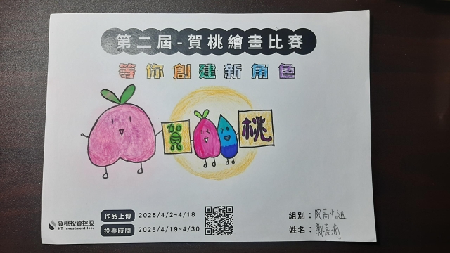 賀桃桃與桃滴醬-【賀桃投資控股】繪畫比賽-等你創建新角色!
