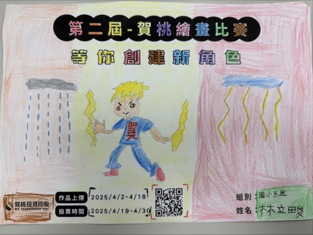 皮皮電神-【賀桃投資控股】繪畫比賽-等你創建新角色!