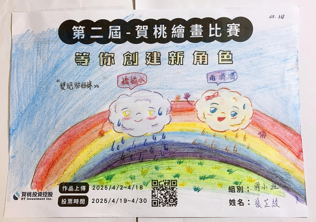 賀桃家雙胞胎姊妹-【賀桃投資控股】繪畫比賽-等你創建新角色!