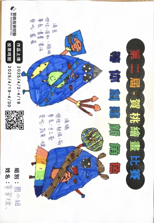 賀桃滴爸和賀桃滴媽-【賀桃投資控股】繪畫比賽-等你創建新角色!