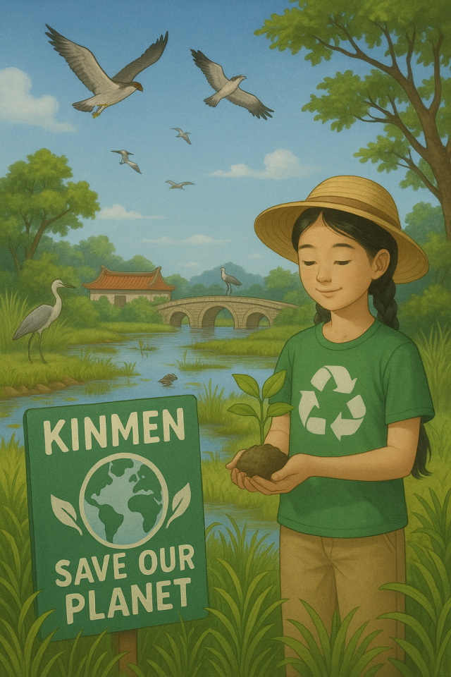 綠海之境．金門守護-114年金門縣環境教育AI創圖徵選活動