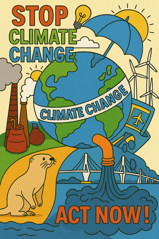 停止氣候變遷，立即行動！-114年金門縣環境教育AI創圖徵選活動