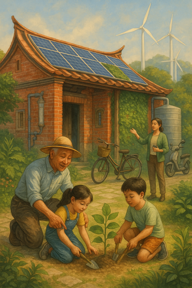 綠築未來-金門共生-114年金門縣環境教育AI創圖徵選活動