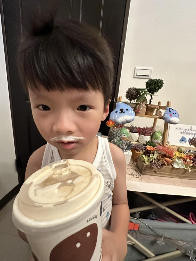 黑糖海鹽遇見小哈栗ハリー-珍煮丹-奶蓋孩子王