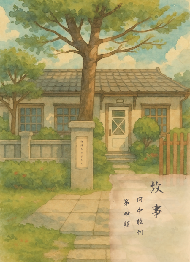 《同中校刊》第4期「故事」-第八屆紀州庵高中校刊競賽：青春編年