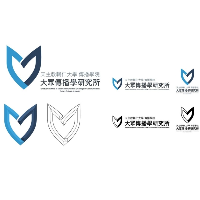 大傳所LOGO設計圖（１）-【輔大大傳所】系所新 Logo 人氣票選正式開跑！
