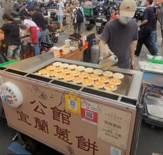 宜蘭蔥餅-2025臺北夜市打牙祭 美味關係黑白配 夜市神美食人氣票選