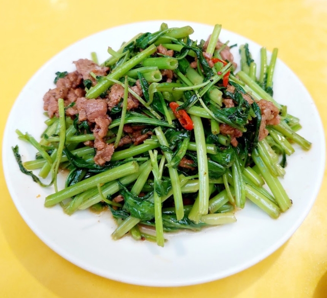 郭家炒牛肉-青菜炒牛肉-2025臺北夜市打牙祭 美味關係黑白配 夜市神美食人氣票選