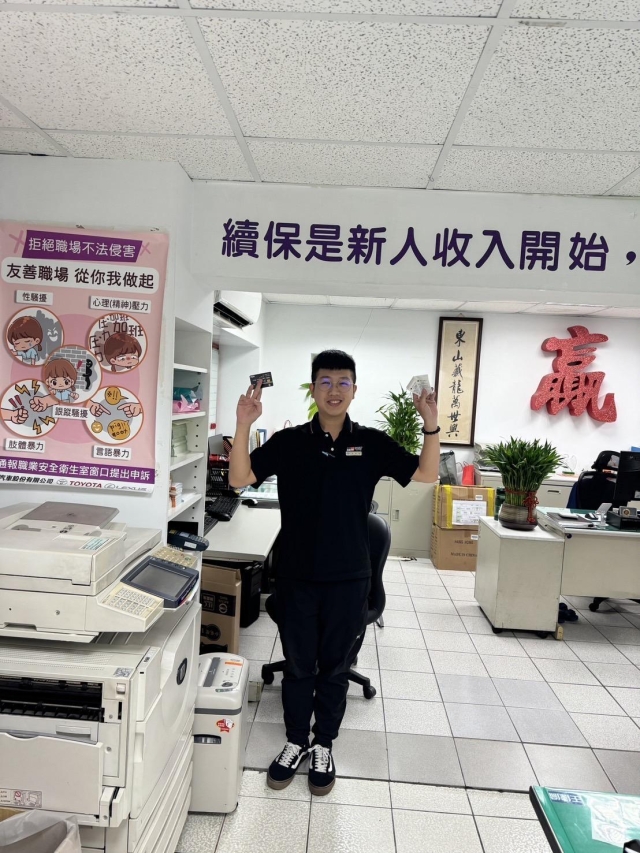 竹東所 1課 張晉嘉-2026 TOYOTA桌曆-桃苗之星