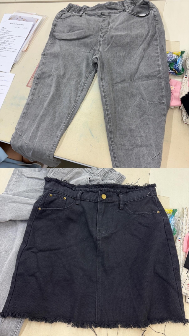 牛仔雷絲帶包-2025朝陽鈕扣街 再生實驗