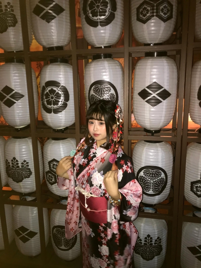 日本黑道千金風浴衣-【手信霧隱城】夏の浴衣祭