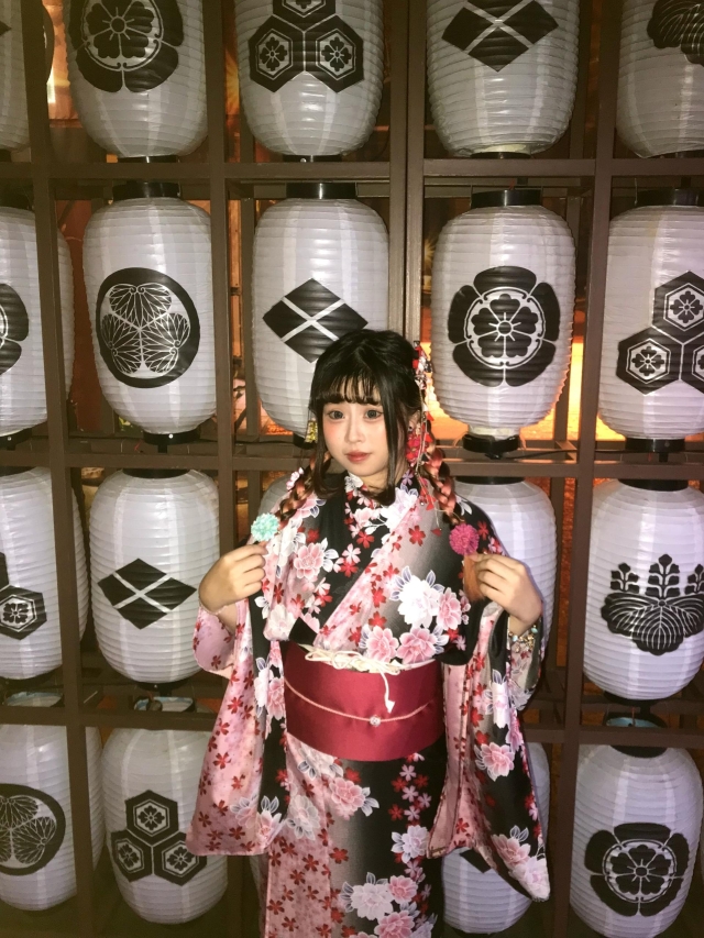 日本黑道千金風浴衣-【手信霧隱城】夏の浴衣祭