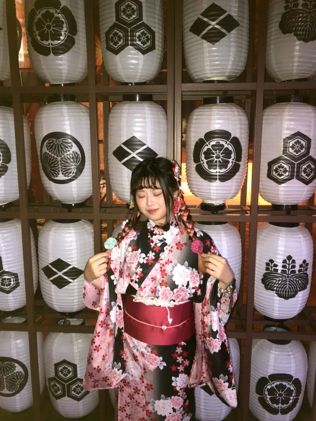 日本黑道千金風浴衣-【手信霧隱城】夏の浴衣祭