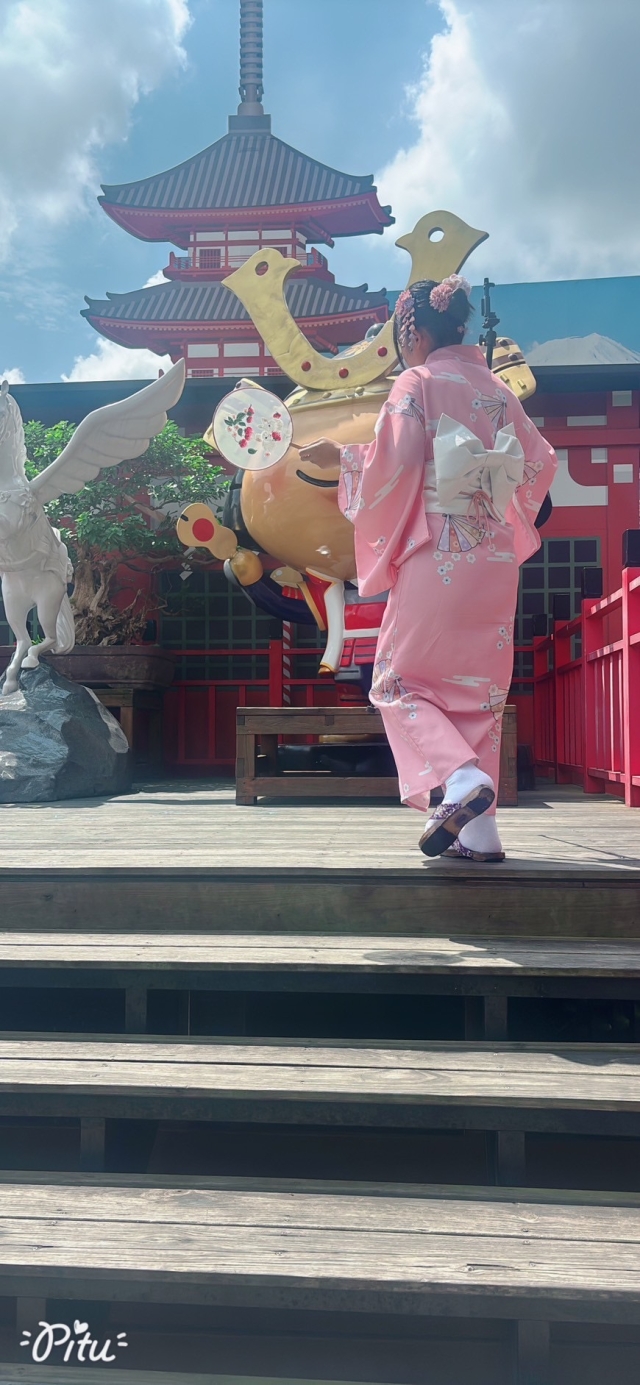 漂亮的粉紅色和服-【手信霧隱城】夏の浴衣祭