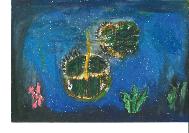 浪漫時光-夫妻魚-金門海洋攝影及寫生作品線上票選活動
