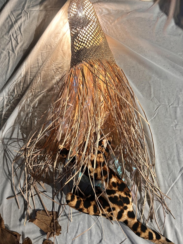 潛行之紋——石虎與溪流的對話 Ghost in the Mesh-2025台灣藺草創作獎