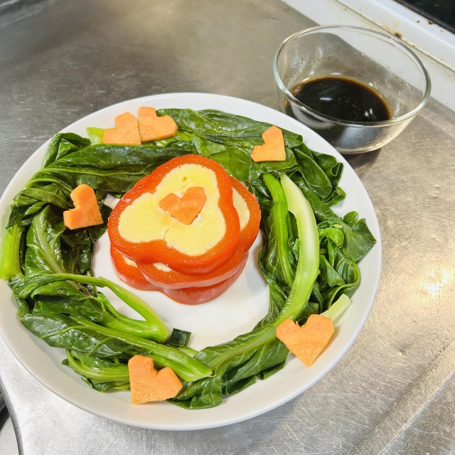 清香芥蘭彩椒塔-癌症關懷基金會 第四屆 親子料理選拔大賽【睛彩料理王！】