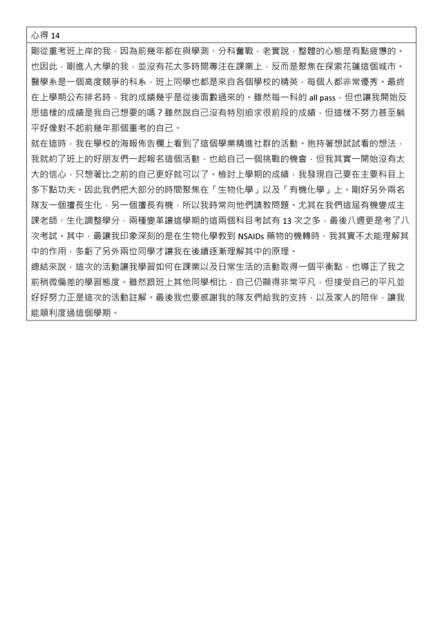 心得競賽_14-1132學期學業精進優秀心得競賽