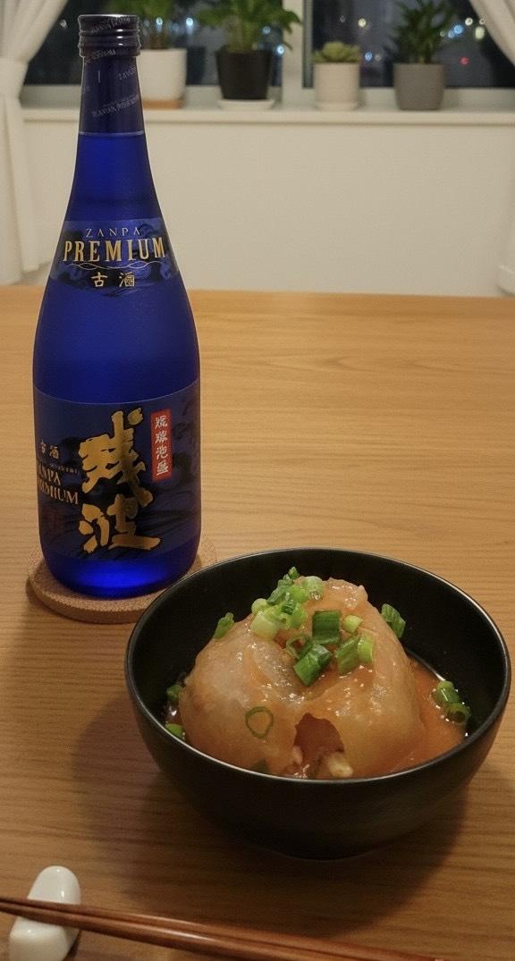 泡盛 (水割or湯割) × 客家紅糟肉圓-日本燒酎 × 台灣小吃