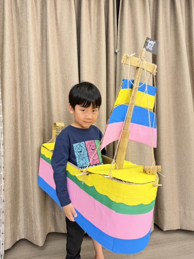 夢想中的海盜船-「紙箱變裝大賽」人氣王投票