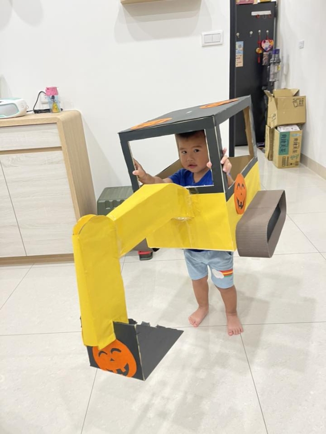 注意⚠️注意⚠️怪手出沒囉‼️-「紙箱變裝大賽」人氣王投票