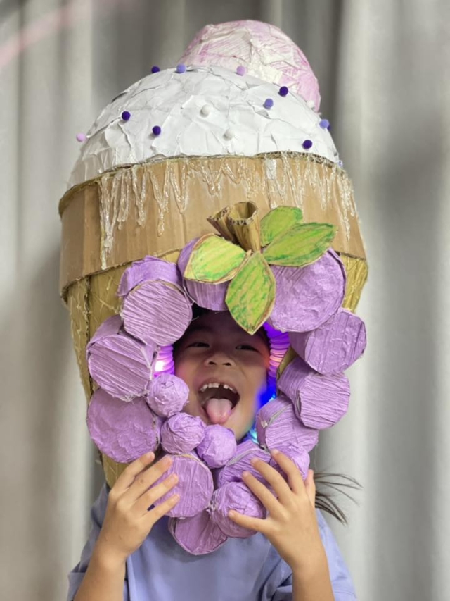 葡萄冰淇淋-「紙箱變裝大賽」人氣王投票