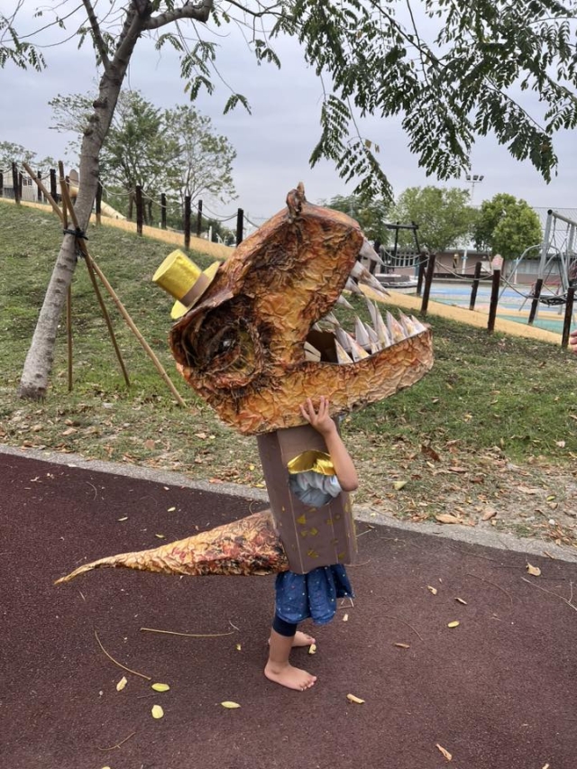 霸王龍魔術師-「紙箱變裝大賽」人氣王投票