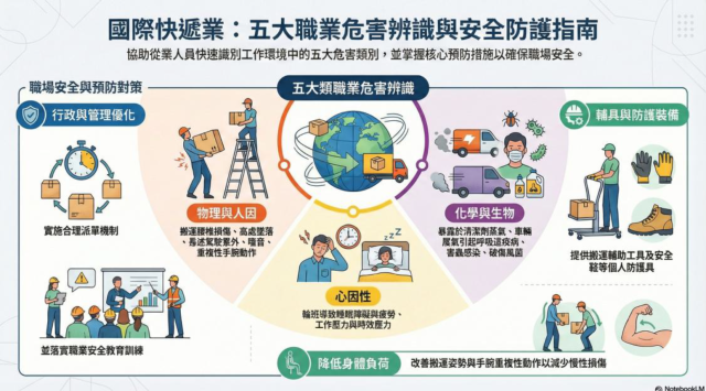 國際快遞業製程-【2026 德霖 AI 圖像應用賽：讓 AI 成為職護最強助手】