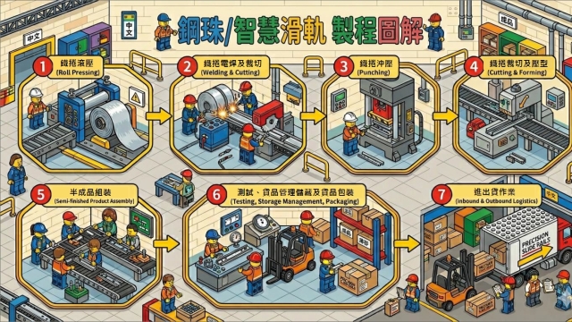 鋼珠滑軌及智慧滑軌製造-【2026 德霖 AI 圖像應用賽：讓 AI 成為職護最強助手】