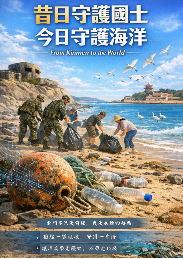 17.守護前線海岸，還給海洋一片乾淨-115年金門縣環境教育AI創圖徵選活動