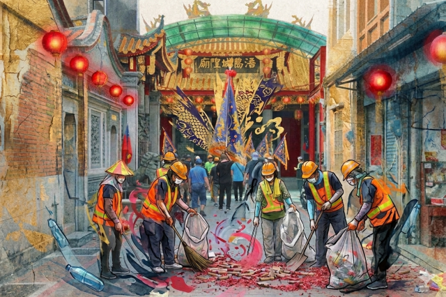 105.喧囂落幕，職人躬行-115年金門縣環境教育AI創圖徵選活動