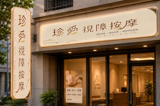 以手傳心-115年度臺北市視障按摩據點視覺設計競賽【人氣獎】