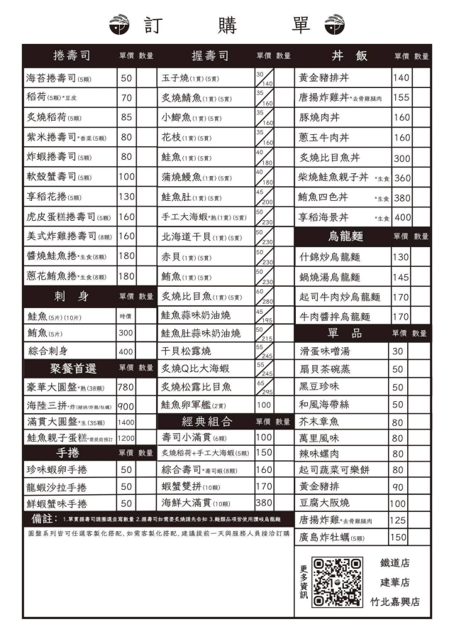 享稻Enjoy Sush-2026風城好味名店票選